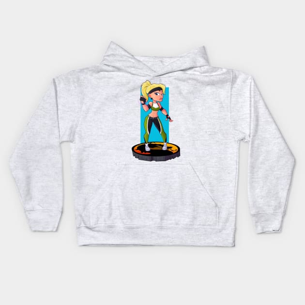 sonya Kids Hoodie by dubcarnage